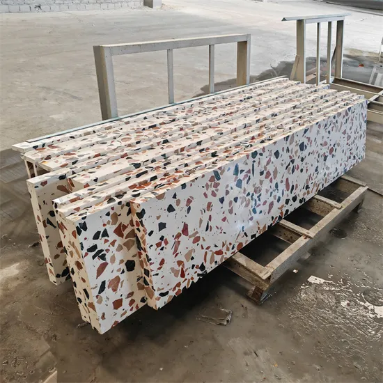 Полированные/шлифованные столешницы, терраццо, строительный материал, искусственный камень, керамическая напольная плитка, терраццо