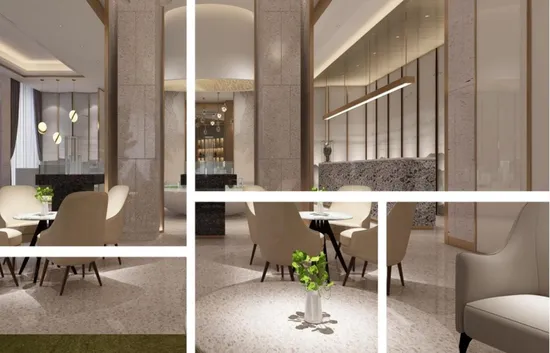 Напольное покрытие Terrazzo, не требующее индивидуального дизайна